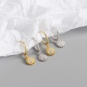 Sparkling Sunflower Dangle Earrings - MLYH271