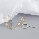 Minimalist Long Rivet Dangle Earrings - MLYH278