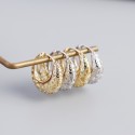 Hollow Irregular Pattern Hoop Earrings - MLYH280