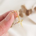 Minimalist Cross Star Dangle Earrings - MLYH284