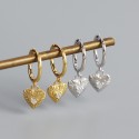 Vintage Heart in Heart Dangle Earrings - MLYH285