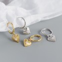 Vintage Heart in Heart Dangle Earrings - MLYH285