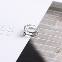 Vintage Leaves Crown Open Ring - MLYH287