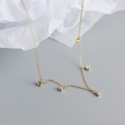 Minimalist Beaded Gemstone Necklace - MLYH290