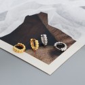 Minimalist Beaded Hoop Earrings - MLYH297