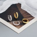 Minimalist Beaded Hoop Earrings - MLYH297