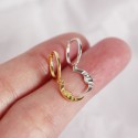 Baroque Cartoon Moon Dangle Earrings - MLYH309