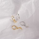 Baroque Cartoon Moon Dangle Earrings - MLYH309
