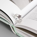 Engraved Textured Star Open Ring - MLYH310