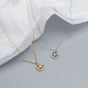 Crescent Moon and Star Necklace - MLYH322