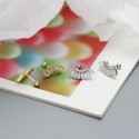 Sparkling Fan-shaped Stud Earrings - MLYH325
