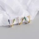 Elegant U-shaped Hoop Earrings - MLYH327