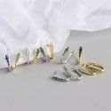 Elegant U-shaped Hoop Earrings - MLYH327