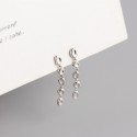Tassel Irregular Beads Dangle Earrings - MLYH332