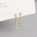 Tassel Irregular Beads Dangle Earrings - MLYH332