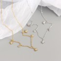 Sparkling Eight-pointed Star Necklace - MLYH333