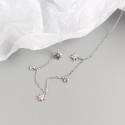 Sparkling Eight-pointed Star Necklace - MLYH333
