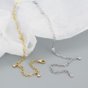 Sweet Heart Clasp Chain Bracelet - MLYH337