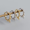 Statement Hollow Triangle Hoop Earrings - MLYH339