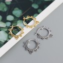 Statement Hollow Triangle Hoop Earrings - MLYH339