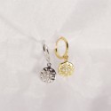 Baroque Eight Awn Star Dangle Earrings - MLYH341