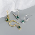 Niche C-shaped Bamboo Dangle Earrings - MLYH343