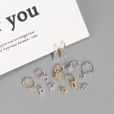 Pave Alphabet Dangle Earrings - MLYH344