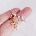Pave Cross of Saint James Dangle Earrings - MLYH346