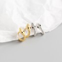 Statement Snake Shaped Hoop Earrings - MLYH348
