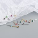 Cute Colorful Clover Stud Earrings - MLYH353