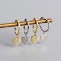 Minimalist Sunshine in Your Heart Dangle Earrings - MLYH354