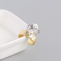 Irregular Tinfoil Texture Open Ring - MLYH364
