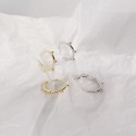 Minimalist 4 Beads Hoop Earrings - MLYH366