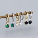French Style Gemstone Dangle Earrings - MLYH378