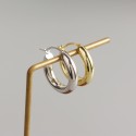Statement Glossy Circle Hoop Earrings - MLYH379