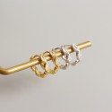 Elegant Marquise Gemstones Hoop Earrings - MLYH380