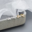 Sparkling Crown Stud Earrings - MLYH381