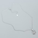 Moon and Eight Awn Star Necklace - MLYH383