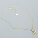 Moon and Eight Awn Star Necklace - MLYH383