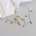 Sparkling Rhomboid Gemstone Necklace - MLYH384
