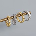 Vintage Watch Strap Hoop Earrings - MLYH388