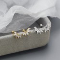 Sparkling Crown Shaped Stud Earrings - MLYH395