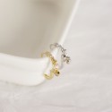 Elegant Round Rhinestone Hoop Earrings - MLYH398
