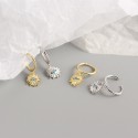 Sparkling Evil Eye Dangle Earrings - MLYH401