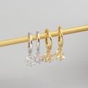 Minimalist Pave Star Dangle Earrings - MLYH410