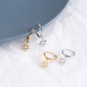 Minimalist Pave Star Dangle Earrings - MLYH410