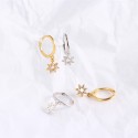 Minimalist Pave Star Dangle Earrings - MLYH410