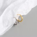 Elegant Beads and Cross Hoop Earrings - MLYH421