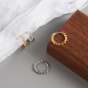 Elegant Beads and Cross Hoop Earrings - MLYH421