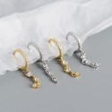 Elegant Tassel Gemstone Dangle Earrings - MLYH422
